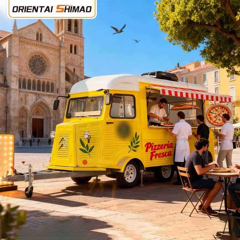 Qəhvə Dükanı Qəhvə Maşını Səyyar Qəhvə Treyleri Fast Food Yemək Treyleri Qida Maşını