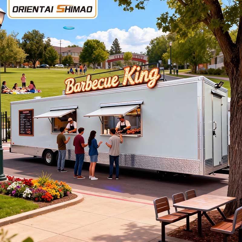 Dondurma arabası Gelato Dessert Churros Mobil İaşə Yemək Treyleri Küçə Xidməti Qida Maşını